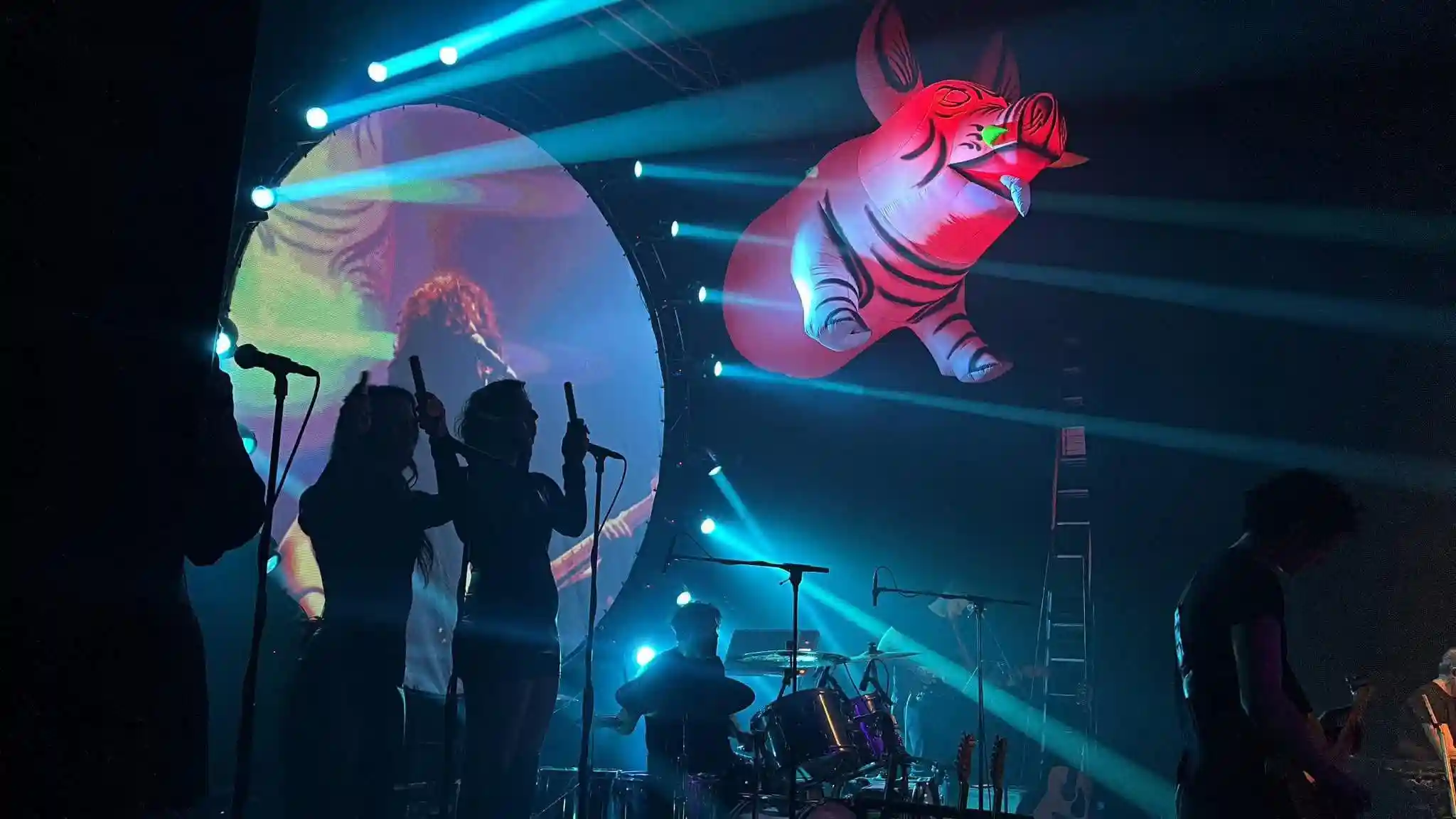 Visual of the song Animals in the Pink Floyd Immersion show
